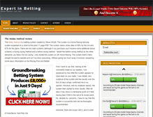 Tablet Screenshot of expertinbetting.com